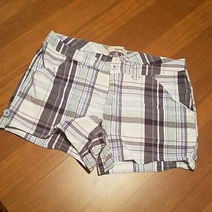 Plaid shorts